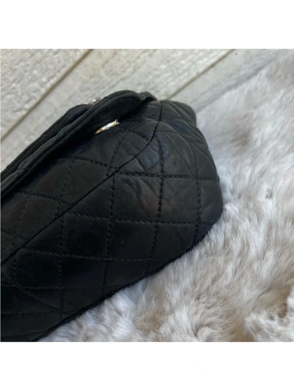 MICHAEL KORS Black Flap Cheyenne Jet Set Astor Crossbody Chain Shoulder Bag